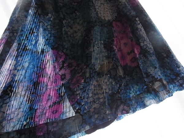 アンティーク紫陽花ワンピーススカート