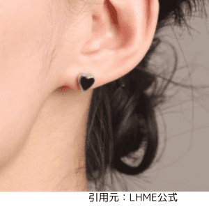 LHMEハートピアス