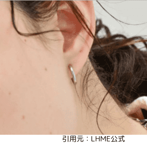 LHMEフープピアスシルバー