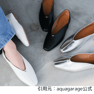 スクエアトゥローヒールパンプス