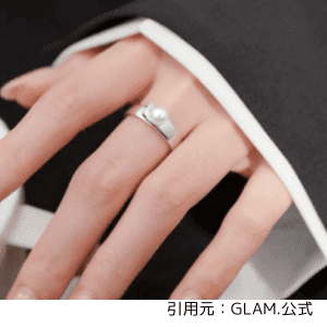 glam.エレガントパールリング