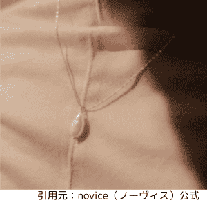 引用画像：noviceドロップパールネックレス
