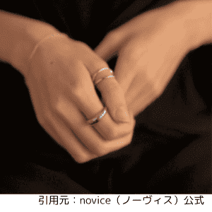 引用画像：noviceボリューム＆ダブルリング2セット