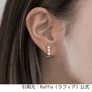 raffia-petitエアフィットイヤリング