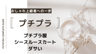 アイキャッチーシースルースカートダサい