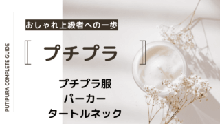 アイキャッチーパーカーにタートルネック
