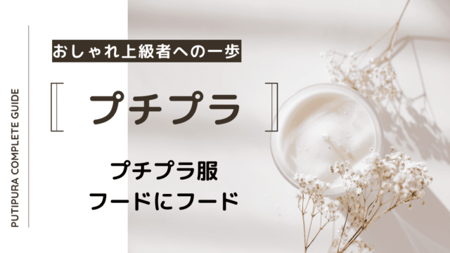 プチプラ服。フードにフード