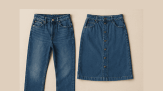 デニム（ジーンズデニムスカート